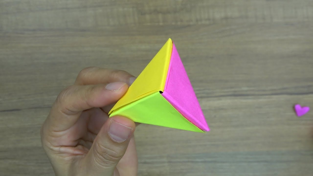 DIY How to Make Origami Gift Box - Thaitrick