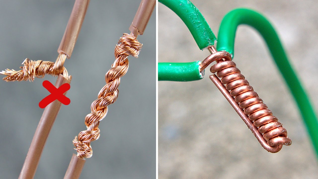 How to Twist Electric Wire Together And Useful Tricks Thaitrick